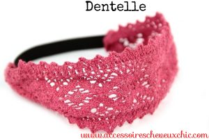 Gros bandeau en dentelle