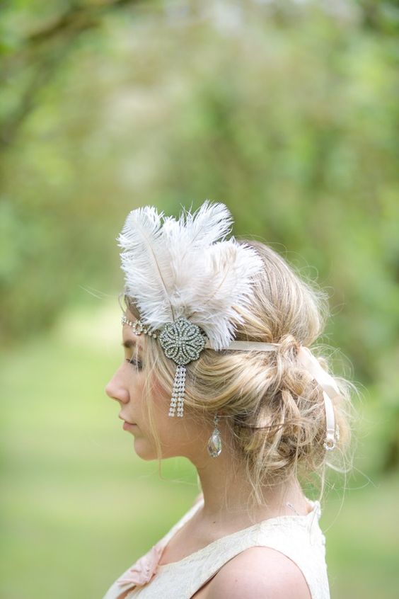 coiffure de mariage charleston